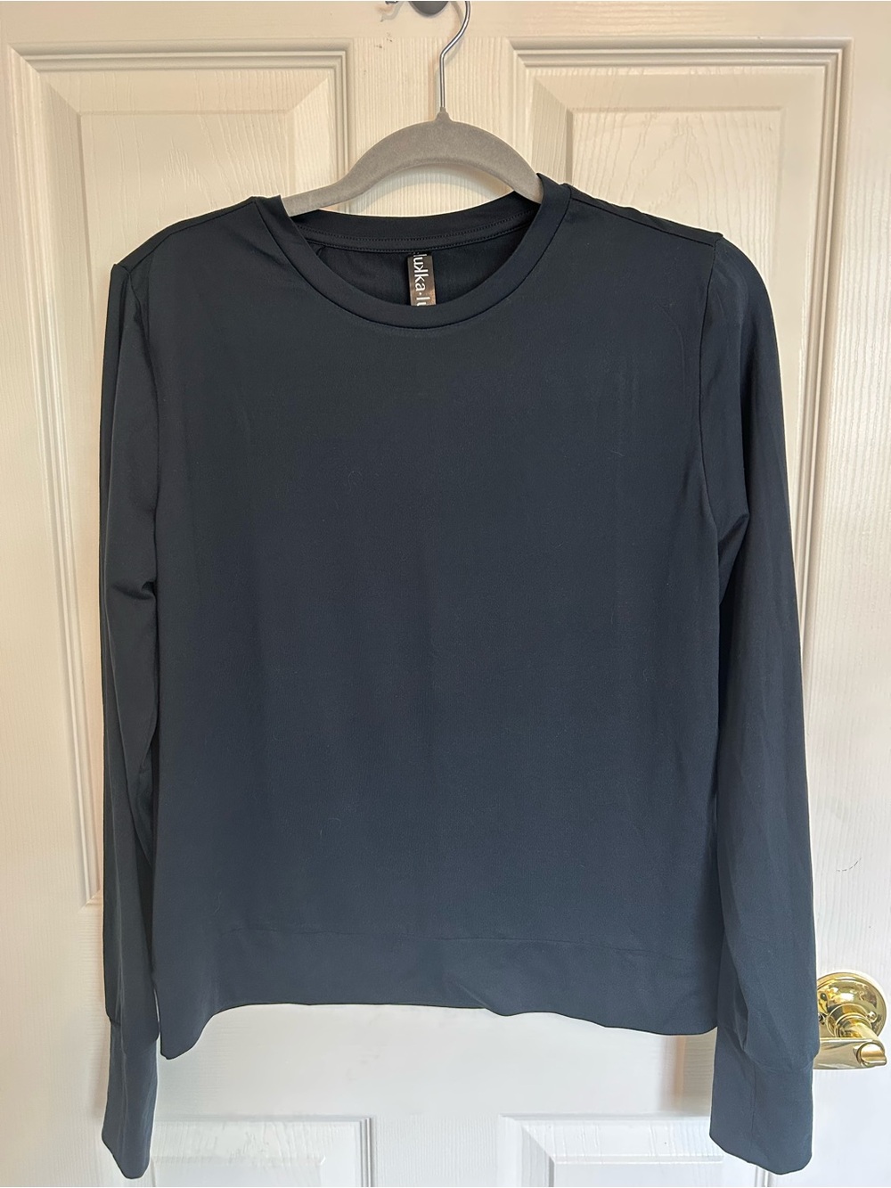 Women’s Lukka Lux Black Long Sleeve Athletic Shirt